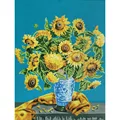 Image of Gobelin-L Sunflowers Tapestry Canvas