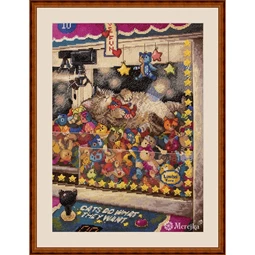 Merejka Cats Do What They Want Cross Stitch Kit