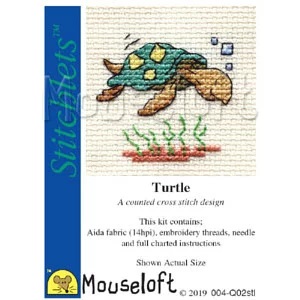 Image 1 of Mouseloft Turtle Cross Stitch Kit