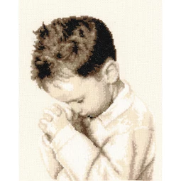 Vervaco Praying Boy Cross Stitch Kit