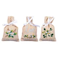 Image of Vervaco Love Blossoms Bags Set of 3 Cross Stitch Kit