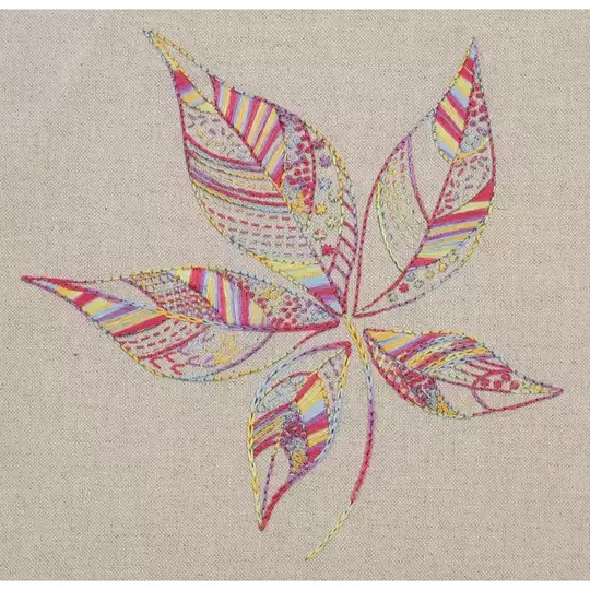 Image 1 of Anchor Leaf Stitch Sampler Embroidery Kit