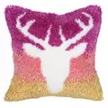 Image of Orchidea Ombre Deer Latch Hook Latch Hook Cushion Kit