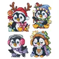 Image of Orchidea Penguin Baby Ornaments Christmas Cross Stitch Kit