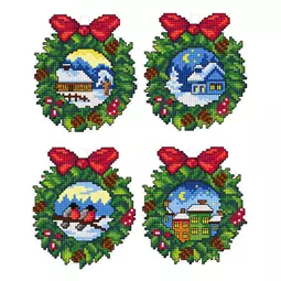 Winter Wreath Ornaments