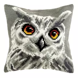 White Owl Cushion