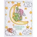 Image of Janlynn Crescent Moon Birth Ann. Cross Stitch Kit
