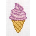 Image of Klart Ice Cream Cross Stitch Kit