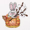 Image of Klart Bunny with Willow Cross Stitch Kit