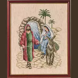 Permin Mary and Joseph Christmas Cross Stitch Kit
