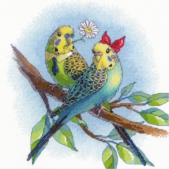 Image 1 of RIOLIS Love is in the Air Cross Stitch Kit