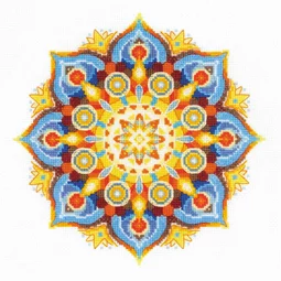 RIOLIS Energy Mandala Cross Stitch Kit