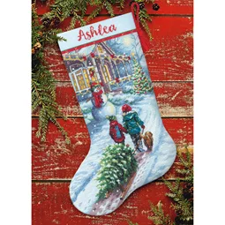 Dimensions Christmas Tradition Stocking Cross Stitch Kit