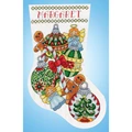 Image of Design Works Crafts Ornaments Stocking Christmas Cross Stitch Kit