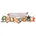 Image of Bothy Threads Merry Catmas Christmas Cross Stitch Kit