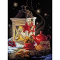 Image of RIOLIS Winter Tea Time Christmas Cross Stitch Kit