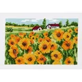Image of Permin Sunflower Field Cross Stitch Kit