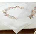 Image of Permin Autumn Leaves Tablecloth Embroidery Kit