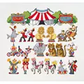 Image of Permin Circus Cross Stitch Kit
