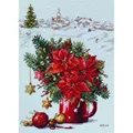 Image of Merejka Happy Holidays Christmas Cross Stitch Kit