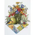 Image of Merejka Wildflower Tea Cross Stitch Kit