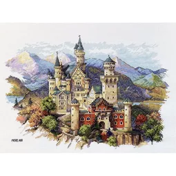 Merejka Neuschwanstein Castle Cross Stitch Kit