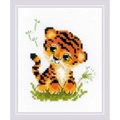 Image of RIOLIS Baby Tiger Cross Stitch Kit