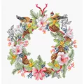 Image of Luca-S December Wreath Christmas Cross Stitch Kit