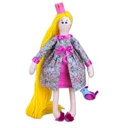 Miadolla Rapunzel with a Bird Doll Making Kit Craft Kit