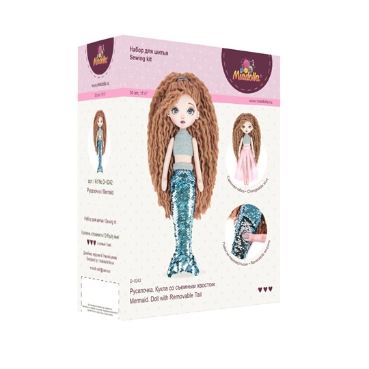 Image 3 of Miadolla Mermaid Doll Making Kit Craft Kit