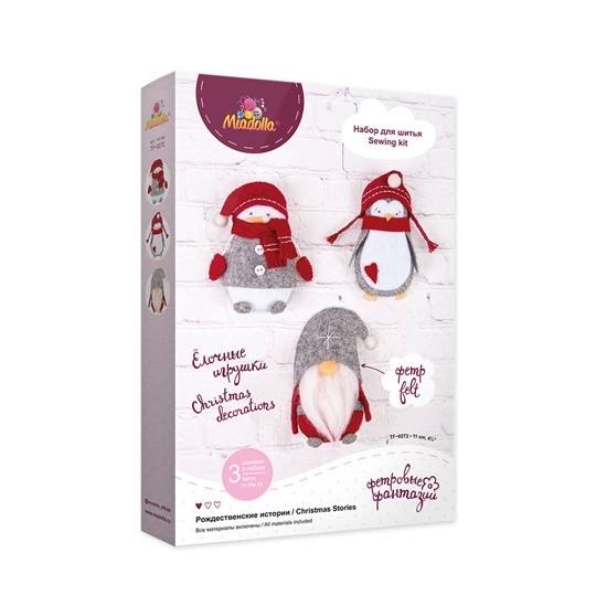 Image 3 of Miadolla Christmas Friends Toy Making Kit Craft Kit