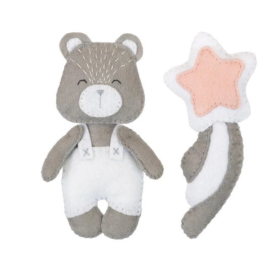 Image 1 of Miadolla Lovely Bear and Star Toy Making Kit Craft Kit