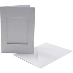 Peak Dale Products A5 Aperture and Envelope - Pack of 10 Christmas Card Making Kit
