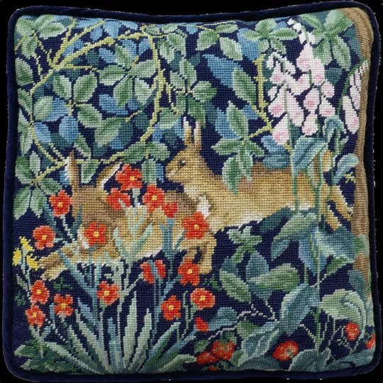 Image 1 of Bothy Threads Greenery Hares Tapestry Kit