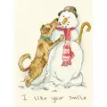 Image of Bothy Threads I Like Your Smile Christmas Cross Stitch Kit