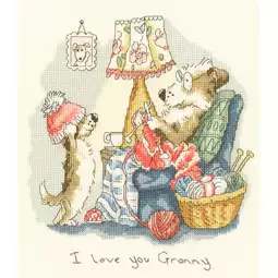 Bothy Threads I Love You Granny Cross Stitch Kit