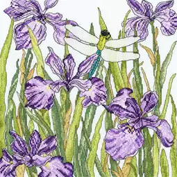 Bothy Threads Iris Garden Cross Stitch Kit