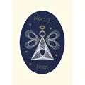 Image of Bothy Threads Christmas Angel Christmas Card Making Cross Stitch Kit