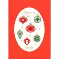 Image of Bothy Threads Christmas Baubles Christmas Card Making Cross Stitch Kit