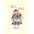 Image of Bothy Threads Ho! Ho! Ho! Christmas Card Making Christmas Cross Stitch Kit