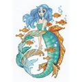 Image of RIOLIS Little Mermaid Aquamarine Cross Stitch Kit
