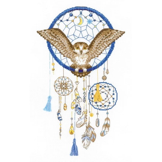 Image 1 of RIOLIS Owl Dreams Cross Stitch Kit