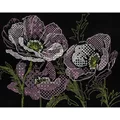 Image of RIOLIS Lace Poppies Cross Stitch Kit