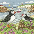Image of Heritage Puffin Shore - Evenweave Cross Stitch Kit