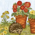 Image of Bothy Threads Potted Garden Cross Stitch Kit