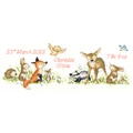 Image of Bothy Threads Woodland Welcome Birth Sampler Cross Stitch Kit