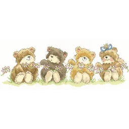 Cross stitch Teddy Bears