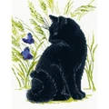 Image of RIOLIS Black Cat Cross Stitch Kit