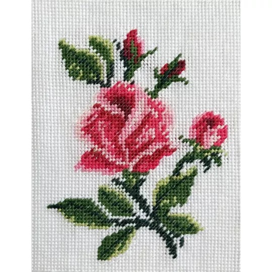 Image 1 of Gobelin-L Pink Rose Tapestry Kit