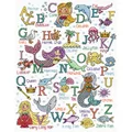 Image of Design Works Crafts Mermaid ABC Cross Stitch Kit
